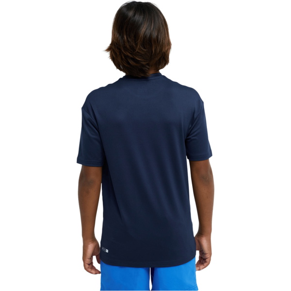 2026 Quiksilver Junior Everyday Surf-T-shirt Met Korte Mouwen En Lycra-vest EQBWR03258 - Dark Navy